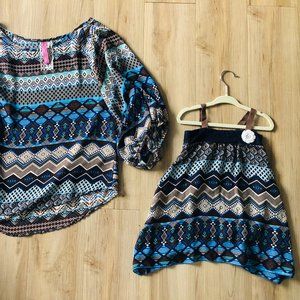 Cinnamon Girl Dress size 1-2 -matching mommy top